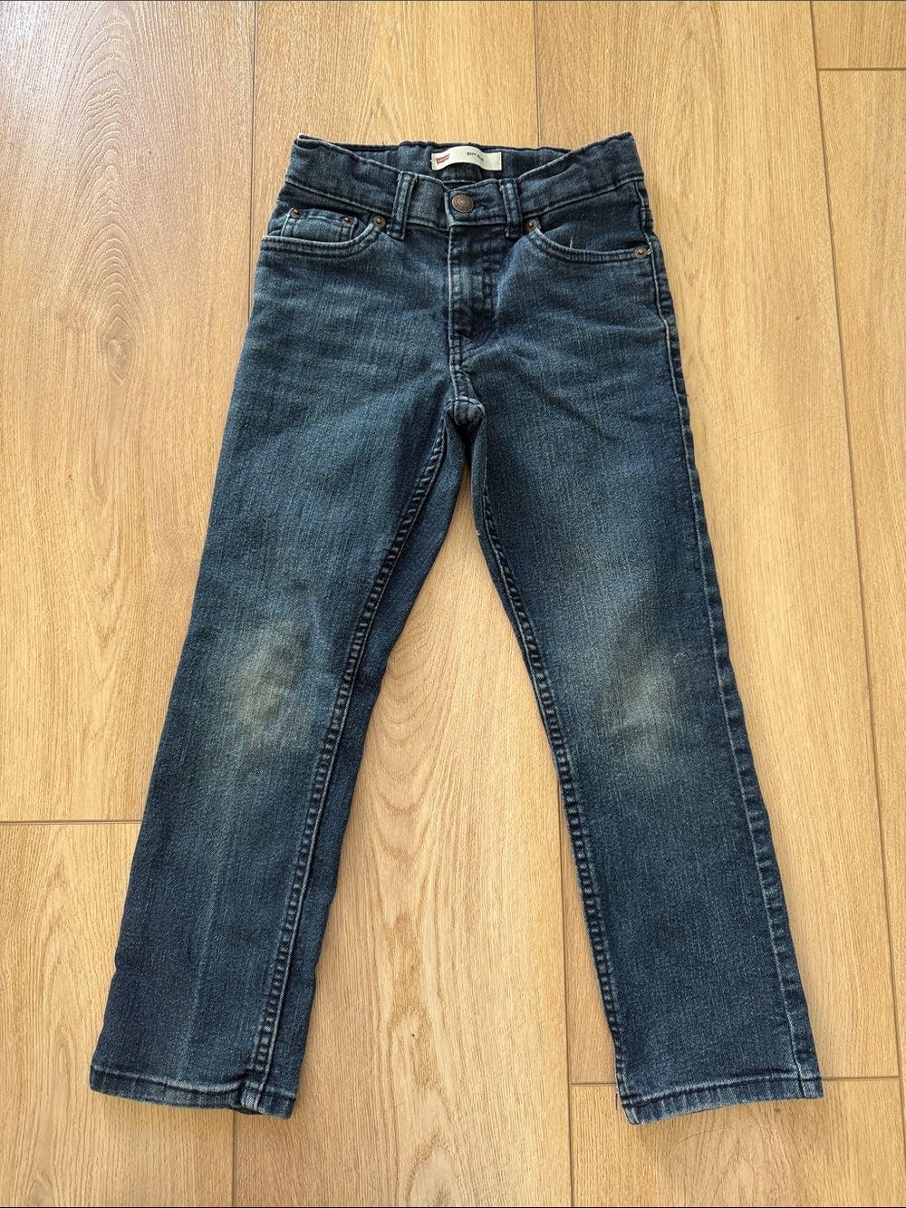 Levi's Boys Blue Straight Jeans size 7